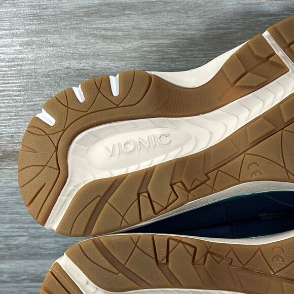 Vionic Women's Drift Zanny Waterproof Lace-Up Active Blue Sneakers Size 8 - Picture 12 of 13